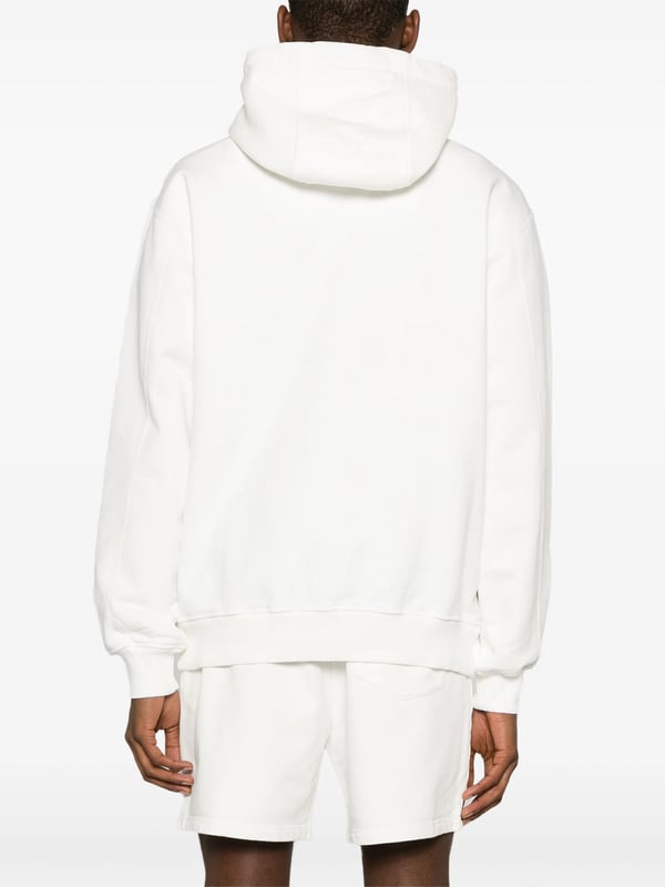 A crest motif is embroidered at the chest of this Casa Way hoodie from Casablanca, referencing the brand's country club-inspired aesthetic.