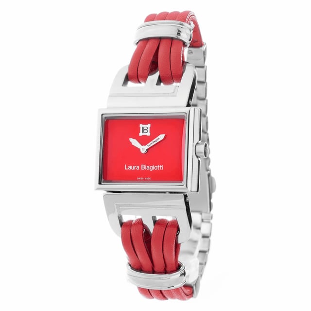 Laura Biagiotti LB0046L-03 - Unisex Uhr Quarz aus Edelstahl• Material: Edelstahl• Glas: Mineral• Armband: Leder• Farbe: Silber• Wasserbeständigkeit: 0 m (0 ATM)• Gehäusegröße: 28 mm