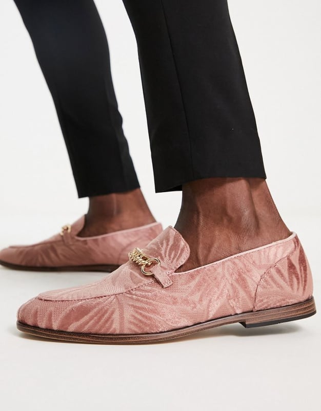 Asos velvet loafers hotsell