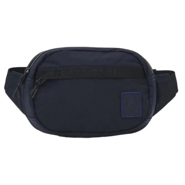 This Bag from Belstaff is the perfect accessory for those who want to add a classic touch to their everyday look, Belstaff Blue Bag, Zip Closure, perfect for Summer Festivals, Belstaff Logo Along Front, Adjustable Belt