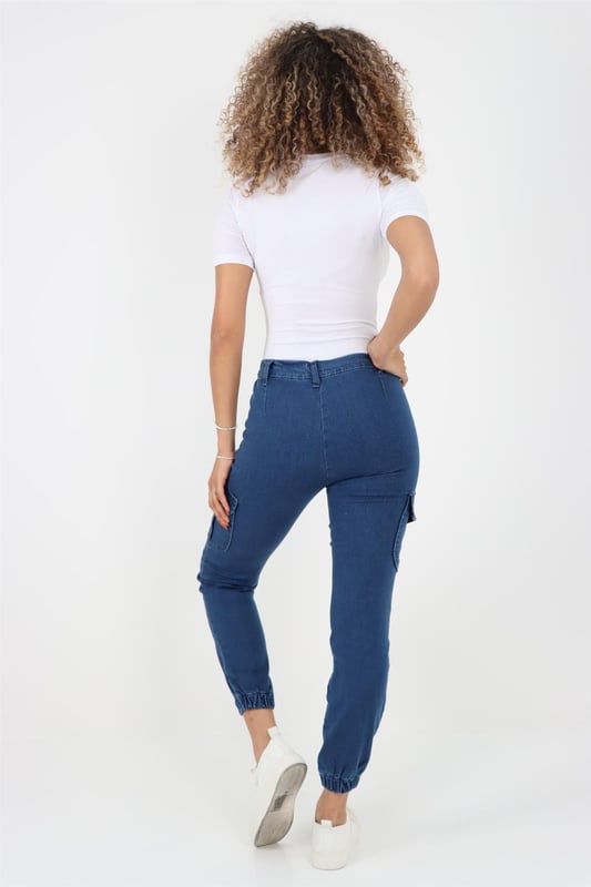 Cuffed blue jeans 2025