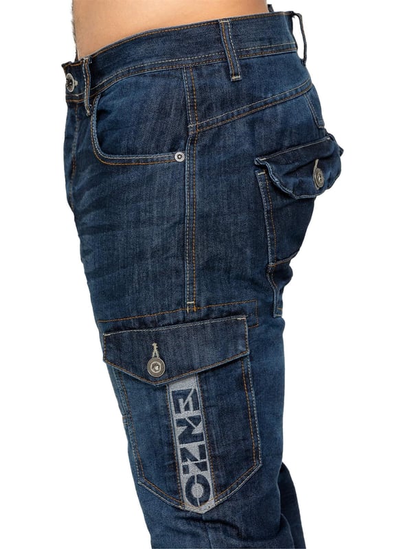 Experience timeless appeal with Enzo Mens Straight Leg Designer Jeans. Made from durable cotton blend denim, offering style and functionality with multiple pockets for all your essentials. Flattering fit for all body shapes with button fly, branded stitching, and PU waist tag for added sophistication. Versatile for any occasion with branded buttons, rivets, and embroidered Enzo logo on back pocket. Must-have for your wardrobe! 30L is Short Leg, 32L is Regular Leg, 34L is Long Leg