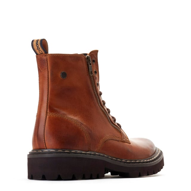 Base London Griffin Pull Up Tan Boots