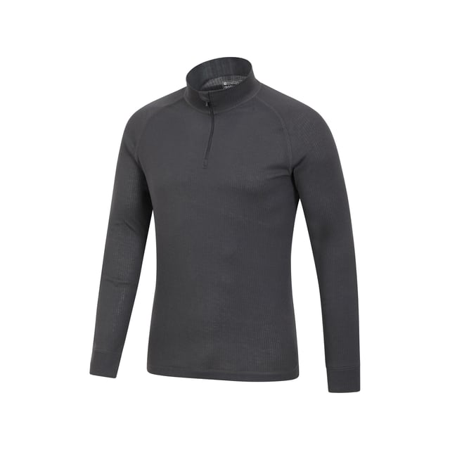 100% Polyester. Fabric: Soft Touch. Design: Textured. Sleeve-Type: Long-Sleeved. Neckline: Standing Collar, Zip Neck. Fabric Technology: Breathable, Heat Retention, Isotherm, Lightweight, Moisture Wicking, Quick Dry.