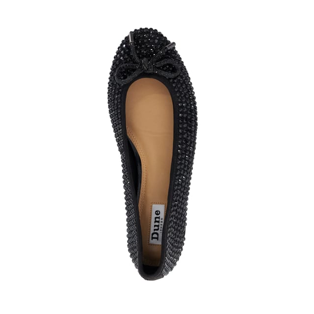 Dune Ladies Hale - Bow Detail Ballet Pumps Say hello to the Hale, your new favourite ballerina flats. Crafted with a woven finish, classic round toe and pretty bow detail, they're the ideal slip-on style for lunch with friends on warm-weather days.