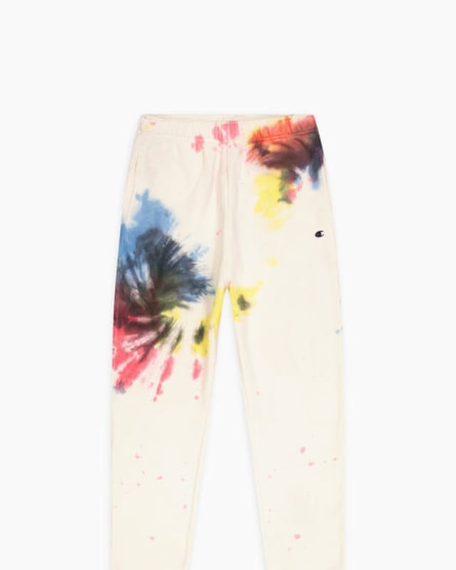 Champion Elastic Cuff Pants in White