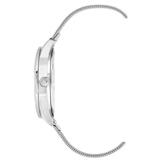 Juicy Couture Watch JC/1279BKSV
Genero: Mujer
Color principal: Plateado
mecanismo de relojeria: Cuarzo (bateria)
formato de la visualizacion: Analogico
La resistencia al agua: 0 ATM
Cierre del reloj: Hebilla plegable
Funciona: No hay ninguna funcion extra
Color de la caja: Argent
material de la caja: Metal
ancho de la caja: 35
longitud de la caja: 35
reloj de ajuste: No hay engaste de gemas
Color del brazalete: Plata
material del brazalete: malla de acero inoxidable
el ancho de la cara: 16
circunferencia de la muneca: 21
entrega: Caja de relojes
Estilo: Moda
Altura de la carcasa: 8
Vidrio: Vidrio mineral
color de la esfera: Gris
Reserva de energia: No automatico
Bezel: Ninguno