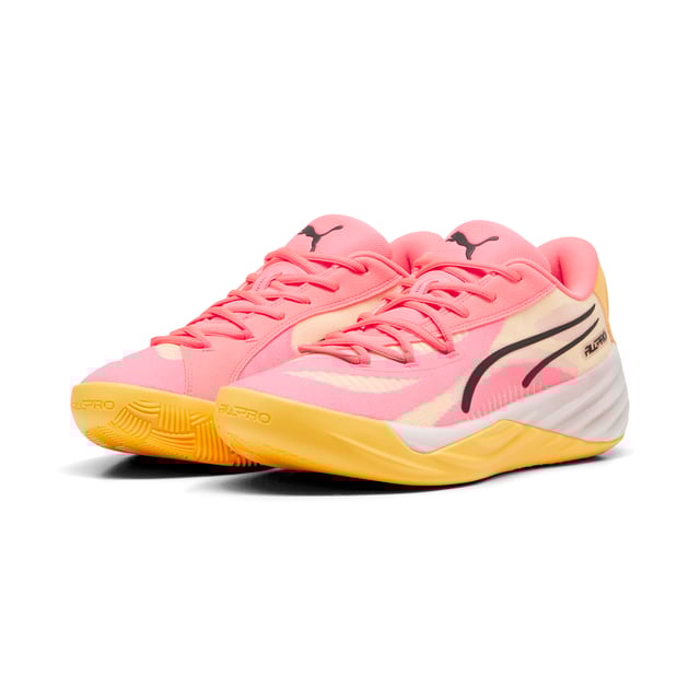PRODUCT STORY: The All-Pro NITRO™ 2 brings an innovative approach to the basketball footwear space with a full NITROFOAM™ drop-in midsole and an engineered mesh upper. This evolution of our original All-Pro shoe is sleek, fast paced and ready to perform at the highest level. FEATURES & BENEFITS: NITROFOAM™: Advanced nitrogen-injected foam designed to provide superior responsiveness and cushioning in a lightweight package. DETAILS: Mesh upper with multi-zoned materials for targeted support, breathability and comfort; NITROFOAM™ drop-in midsole with EVA rim; Rubber outsole with anti-slip traction pattern; Regular fit; PUMA branding details.
