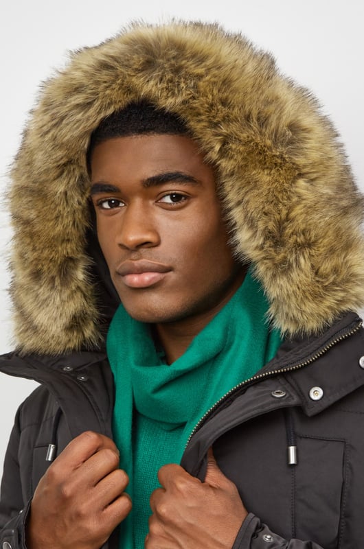 Champion faux fur jacket deals