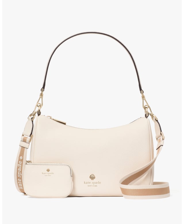 Emma Pebbled Leather Medium Shoulder Bag,  Length: 8.10 Cm,  Width: 27.00 Cm,  Height: 17.00 Cm