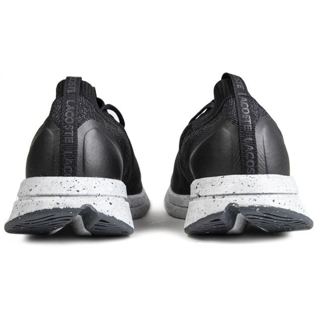 Lacoste Run Spin Trainers A Men's Sock Trainer, With A Clean Mono Design And Minimalistic, Sporty Vibe. These Black Lacoste Run Spin Running Shoes Feature A Soft, Stretchy Upper With A Stitched Croc Logo, Ortholite® Performance Insole And Socklike Fit For A Fresh, Sporty And Light Weight Style.