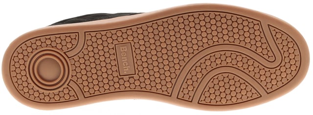 Bench Mens Trainers Fletcher Leather Black. Suede Upper. Pu Lining. Rubber Sole. Footwear Sneakers.