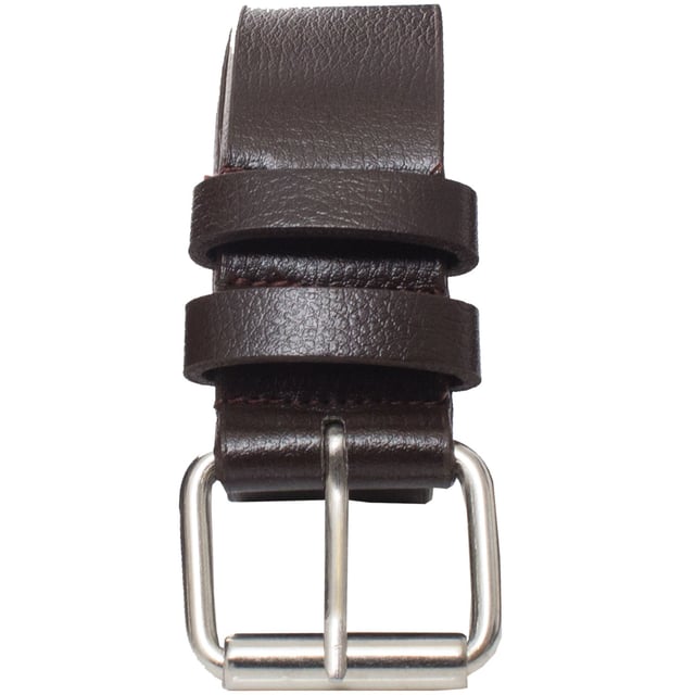 These Designer Kruze Belts Feature a Shiny Silver Brushed Buckle and Loop. High Quality Thick Chunky Belts for Jeans 1.5'' Wide. Size from M (32" - 36")  waist to 5XL (56" - 60") waist