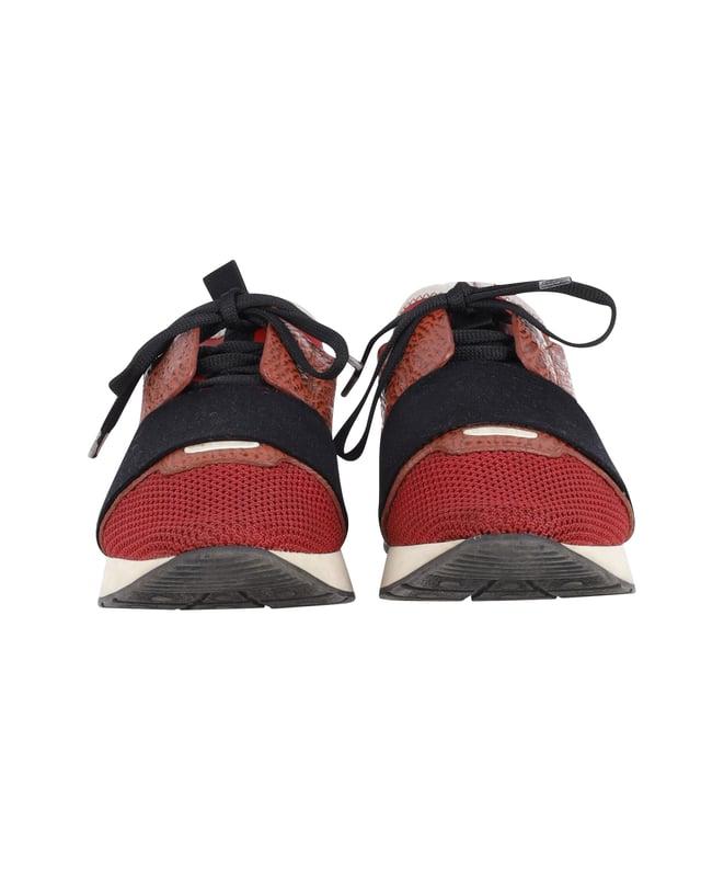 Balenciaga race runners red and black shop