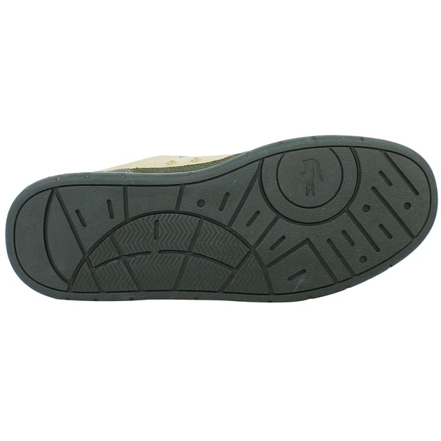 The Lacoste Ace Clip 0822 2 SMA Men's Khaki Trainers are a sleek and versatile footwear option that blends contemporary style with comfort. Perfect for casual wear, these trainers feature a minimalist design with premium materials for a polished yet sporty look.
Â 
Key Features:
Premium Suede and Synthetic Upper: 

Combines durability and texture for a refined, stylish appearance.


Iconic Lacoste Branding: 

Features the signature crocodile logo on the side, adding a touch of heritage-inspired sophistication.


Cushioned Insole: 

Provides all-day comfort and support, making these trainers ideal for extended wear.


Padded Collar and Tongue: 

Enhances fit and comfort around the ankle, ensuring a secure and snug feel.


Durable Rubber Outsole: 

Offers excellent grip and traction on various surfaces, ensuring stability and performance.


Breathable Design: 

Includes perforated details to improve airflow, keeping your feet cool and comfortable during wear.


Low-Top Silhouette: 

A modern profile that pairs effortlessly with casual and athleisure outfits.


Khaki Colorway: 

A versatile earthy tone that complements a wide range of styles, offering a trendy yet understated look.


Â 
The Lacoste Ace Clip 0822 2 SMA Men's Khaki Trainers are a perfect addition to any casual wardrobe, providing a balance of timeless style, practicality, and everyday comfort.
Â 
Â 
Â 