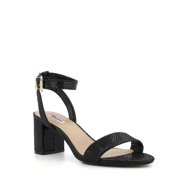 Dune Ladies Meye - Block Heel Sandals Meet your new wear-with-everything style. Comfortable and versatile, these sandals feature an adjustable ankle strap and rest on a block heel.
