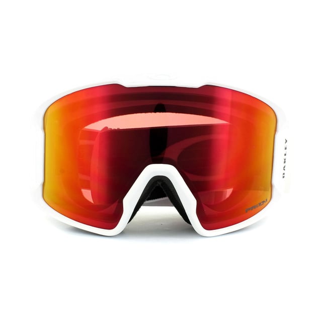 Oakley Ski Goggles Line Miner OO7070-13 Matt White Prizm Torch Iridium were designed to give extended peripherals views buy pulling the goggle closer to the face than other models which gives awesome downward and side to side views. The frame features discreet notches to allow for most prescription eyewear to still be worn. Triple-layer face foam adds wind protection and is removable as is the strap.