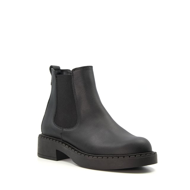 Dune Ladies Porcher Grape Leather Chelsea Boots