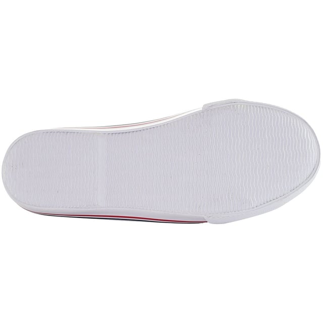Champion Huntington Canvas Low JR Weiße Schnürschuhe für Junioren, 30191066 1FG