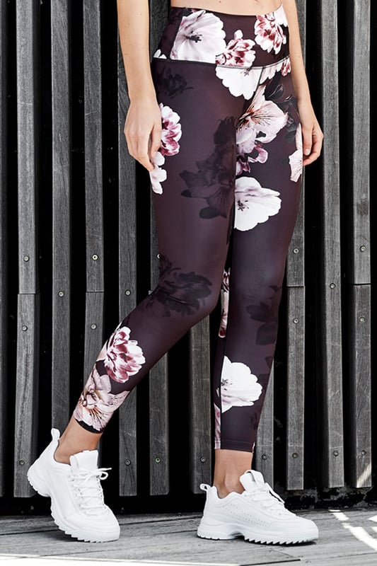 Floral store activewear leggings