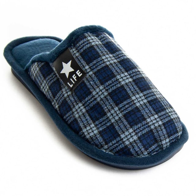 Zapatilla de casa, para mujer. Calce cómodo. Plantilla acolchada. Suela antideslizante. Cosido reforzado. Fabricado por otras marcas para nuestra marca.
