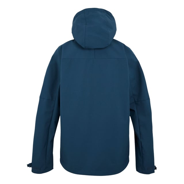 96% Recycled Polyester, 4% Elastane. Lining: Contrast. Fabric: Mesh Backing, Softshell, Stretch, Woven. Design: Logo. Fabric Technology: Breathable, DWR Finish, Lightweight, Waterproof, Wind Resistant, XPT. Cuff: Adjustable Wrist Strap. Neckline: Hooded. Sleeve-Type: Long-Sleeved. Pockets: 2 Side Pockets, 1 Chest Pocket, Zip. Fastening: Full Zip. 10000g/m²/24hrs. Hem: Adjustable, Drawcord. Sustainability: Made from Recycled Materials. S: 38 in. M: 40 in. L: 42 in. XL: 44 in. XXL: 48 in. 3XL: 51 in. 4XL: 54 in. 5XL: 57 in.