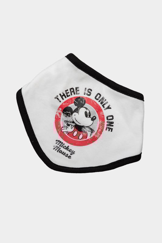 This Disney Baby Mickey Mouse set is the perfect for the little one in your life, this three-piece set features a retro Mickey Mouse print and details. It includes a short-sleeved top with popper fastening, trousers, and an adorable matching bib. This matching set makes outfit planning easy and would be an adorable gift too!