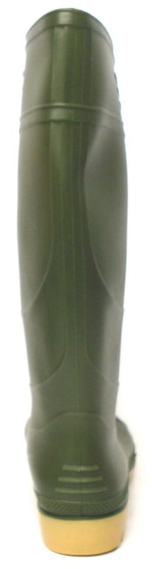 New Mens Gents Green Full Length Rubber Waterproof Wellington Boots