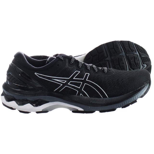 Disfrute de una excelente comodidad y apoyo avanzado con la zapatilla Gel-Kayano ™ 27. La parte superior de malla rediseñada ayuda a mantener los pies frescos, mientras que la suela es más flexible para ayudar a promover un rollo más natural a través del ciclo de la marcha. Este proceso comienza en el talón con ritmos flexibles adicionales que aislan el impacto inicial para forzar una sensación más suave y suave en el paso de pies.

A la mitad de la estancia, el pie debe dejar de pronunciar y volver a superar para un toe-apago eficiente. Este zapato también incorpora tecnología Dynamic Duomax ™ para ayudar a apoyar el pie y aumentar la estabilidad de los corredores cuyos pies ruedan demasiado hacia adentro (sobrepronato).

La entresuela integra la tecnología Space Trusstic ™, que proporciona estabilidad y reduce el peso general para ayudar a promover una transición más suave de un paso a punta a otro. Esta estabilidad adicional se complementa con ritmos Flex más profundos de antepié que crean un rollo más suave a través de los pies, lo que permite que el zapato se mueva más naturalmente con el pie.

Por último, una gran sección de materiales reflectantes en la cuenta retirada ayuda a mantener a los corredores visibles cuando se ejecutan en condiciones de poca luz. El modelo Gel-Kayano ™ 27 es una excelente opción para corredores competitivos y no competitivos que buscan un entrenador cotidiano que combine la comodidad con el apoyo.