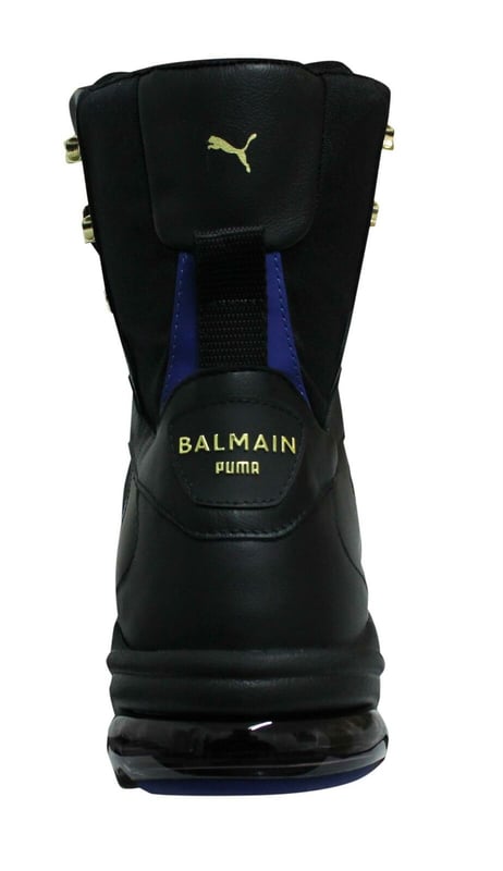  PUMA Women's x Balmain Cell Stellar Sneakers, Black, 5.5  Medium US