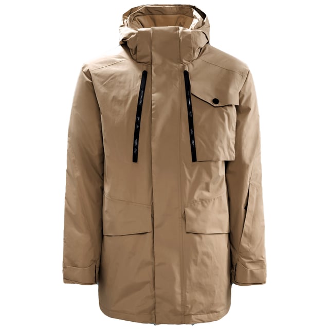 Jack Wolfskin Tech Lab Jacket Technical Field Jacket Brown Mens de invierno 1113111 5064