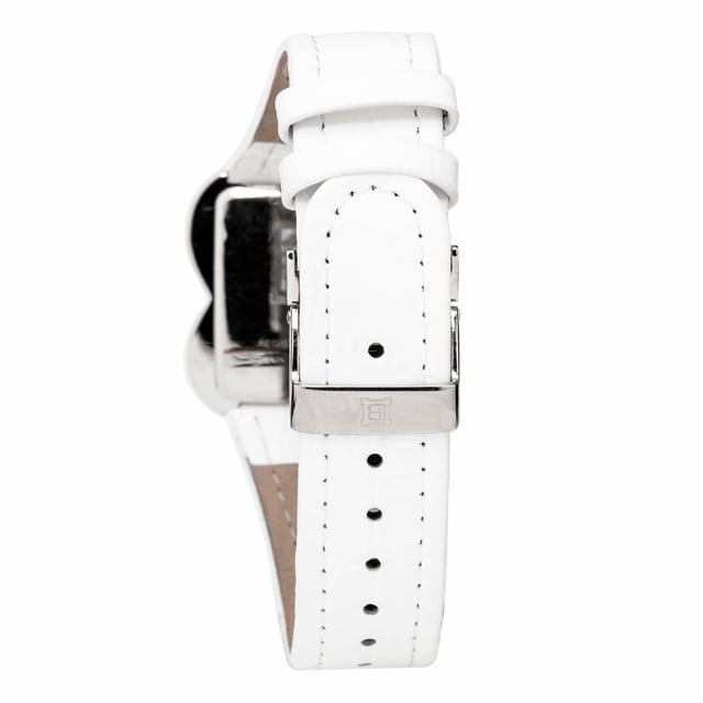 Laura Biagiotti LB0037L-06 - Damenuhr Quarz aus Edelstahl• Material: Edelstahl• Glas: Mineral• Armband: Leder• Farbe: Silber• Wasserbeständigkeit: 0 m (0 ATM)• Gehäusegröße: 33 mm