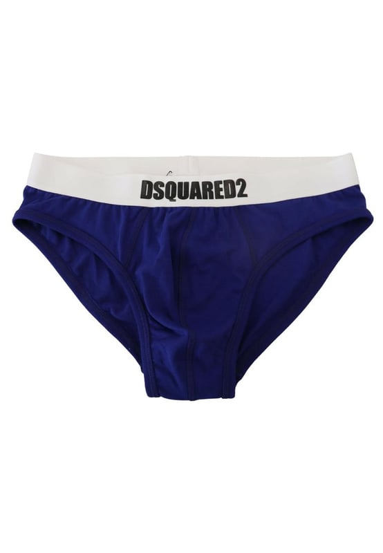 DSQUARED2 Ropa interior.
  Colores azul y blanco.
  Cintura elastica.
  Detalles del logotipo.
  Gran ajuste y comodidad.
  Fabricado en Italia.
  Material: 95% algodon 5% elastano.