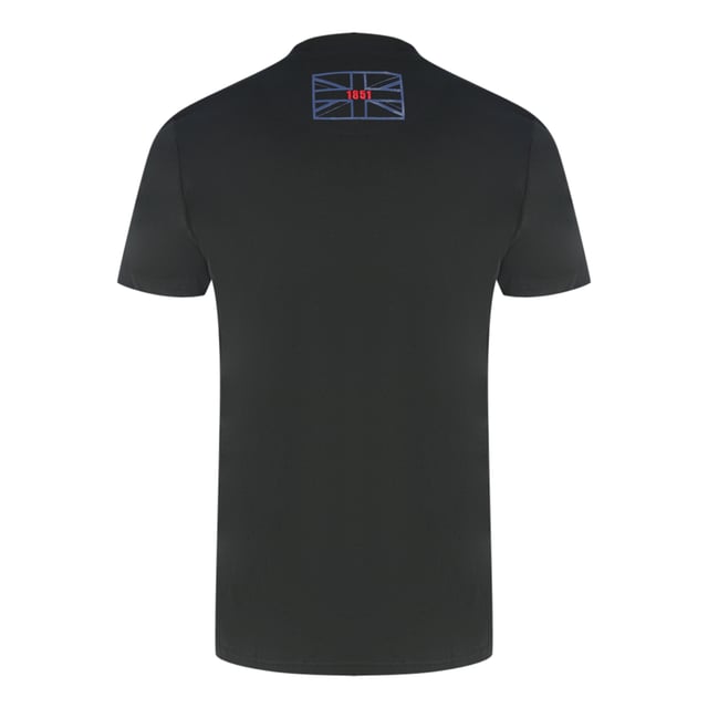Aquascutum Script Logo Black T-Shirt. Stay stylish in the Aquascutum Logo Black T-Shirt. This classic white tee is made with quality materials to keep you looking sharp for years to come. An invaluable addition to your wardrobe, discover the luxury of this timeless brand.. Aquascutum Script Branding Across The Chest, Short Sleeve, Crewneck. 100% Cotton, Regular Fit, Fits True To Size. Union Jack Logo On Back Neck, British Flag Badge On Left Sleeve. Style Code: T00923 99