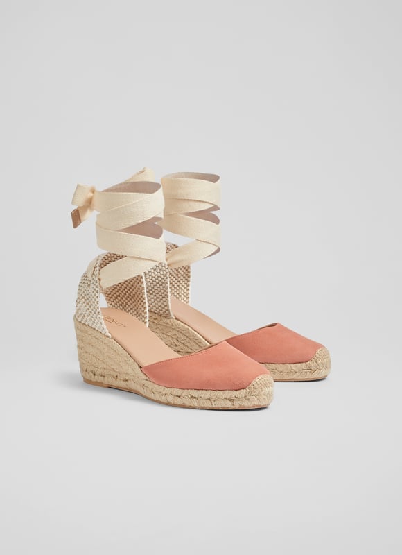 LK Bennett Esmerelda Casual Sandals, Pale Pink