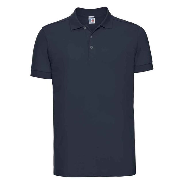 Russell Mens Stretch Polo Shirt (French Navy)
