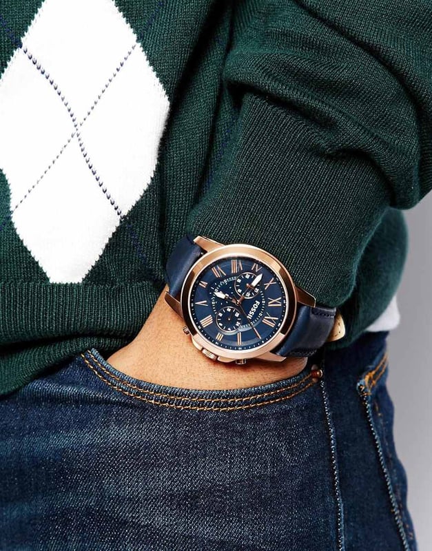 Fossil men's shop watch fs4835