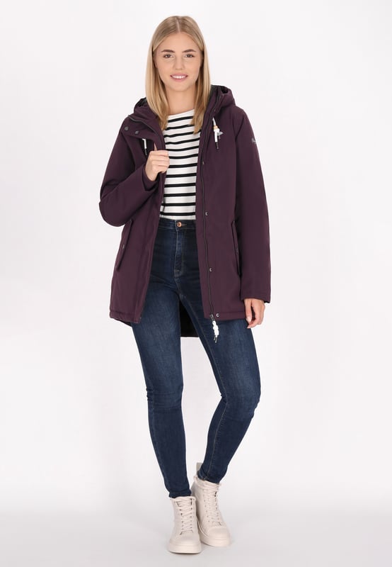 Entdecken Sie die beste Winterjacke für kaltes Wetter. Das Funktionsteil verfügt über eine Kapuze mit verstellbarem Kordelzug, einen Stehkragen und einen sicheren Reißverschluss unter einer Schutzklappe. Mit Pattentaschen und 5000 mm wasserdichtem Stoff hält es Sie bei Ihren Outdoor-Abenteuern warm. Langarmjacke mit Innenmanschette. Winddichte Jacke, perfekt für spontane Outdoor-Ausflüge.  Winterjacke