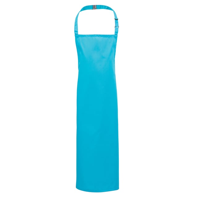 Classic Premier childrens bib apron available in 12 colours. Self fabric neckband. Self fabric ties 50cm long. Width: Infant 43cm, Junior 48cm. Length: Infant 53cm, Junior 63cm. Made from Oeko-Tex® Standard 100 fabric. These aprons have an adjustable nec. Fabric:65% Polyester, 35% Cotton twill Weight: 195gsm. Size - Infants (3-6 years), Junior (7-10 years).