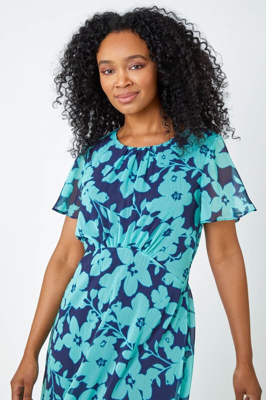 Petite frill hem dress discount