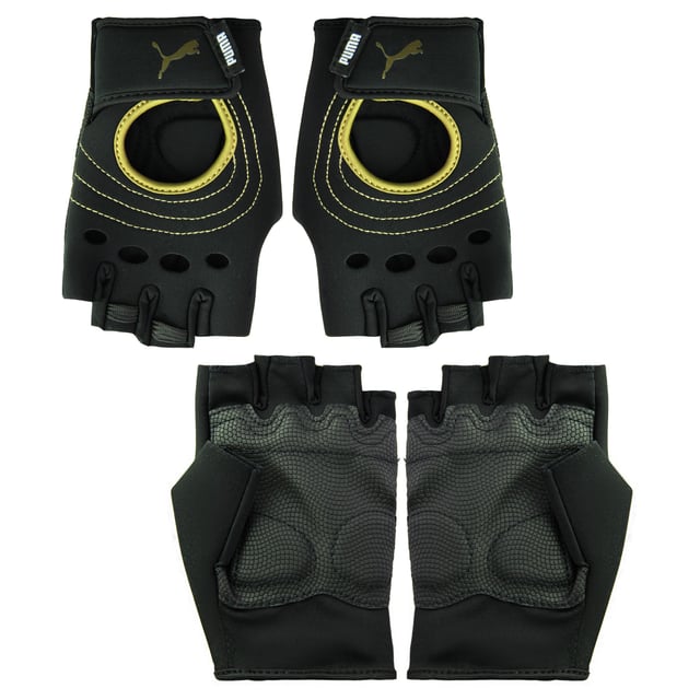Puma AT Training Fingered Shift Gloves Unisex Black 041614 20