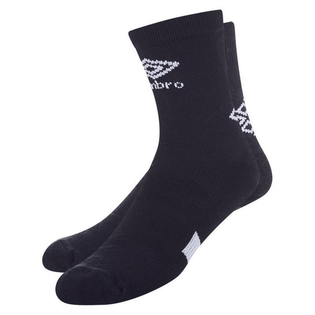 70% Cotton, 20% Nylon, 10% Elastane. Design: Logo. Gripped, Padded Ankles. Fabric Technology: Premgripp. Dual Density, Elasticated Foot, Offset Grip Technology. Cuff: Elasticated. Protects from Blisters, Stimulates Blood Flow.