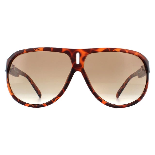 Las gafas de sol Guess GU6729 S57 Tortoise Brown Gradient son una montura de alta calidad hecha de plástico con forma de mosca y están diseñadas para hombres
