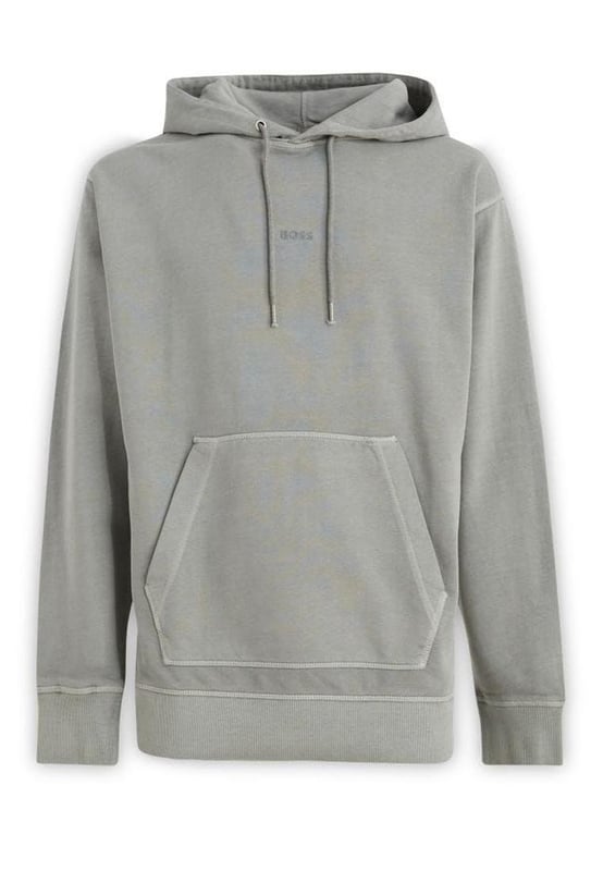 Sudadera con capucha HUGO BOSS 100% auténtica  
Hecha en Alemania  
Color gris  
Diseño con capucha  
Detalles de logo  
Material: 100% algodón  
Apropiada para hombres