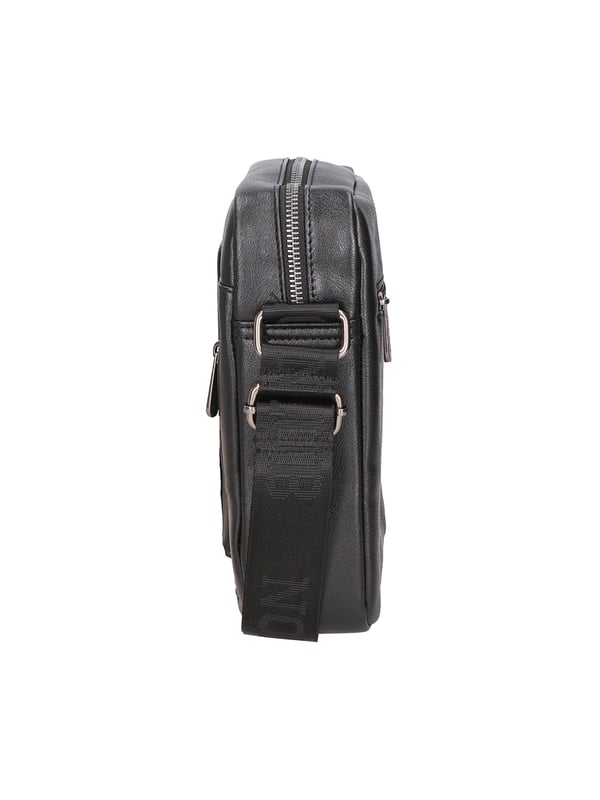 Northampton polo club Herren -Messenger -Umhängetasche in veganem Leder mit Einzelfach.