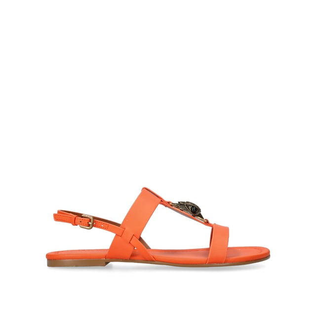 Kurt Geiger London Leather Hampton Flat Sandals