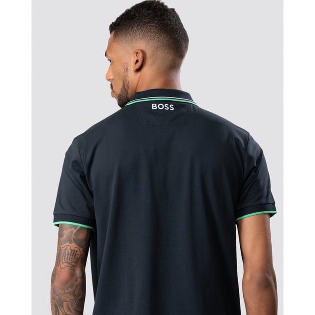 Paddy Pro BOSS Green Paddy Pro Mens Stripe Detail Polo Shirt