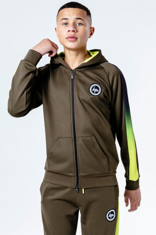 Neon green track clearance jacket