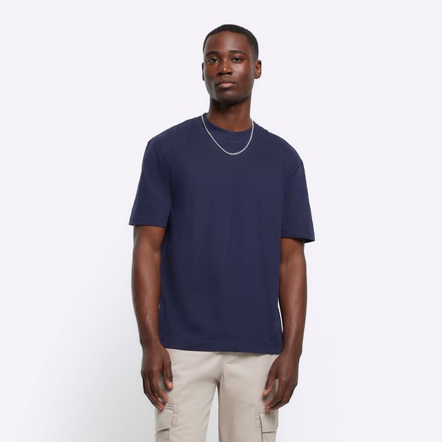 RI Studio, Regular Fit, Crew neck, Short sleeve, Interlock, Heavyweight, Cotton for this product has been more responsibly sourced
