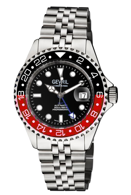 Gevril men's wall street swiss automatic watch 43mm outlet